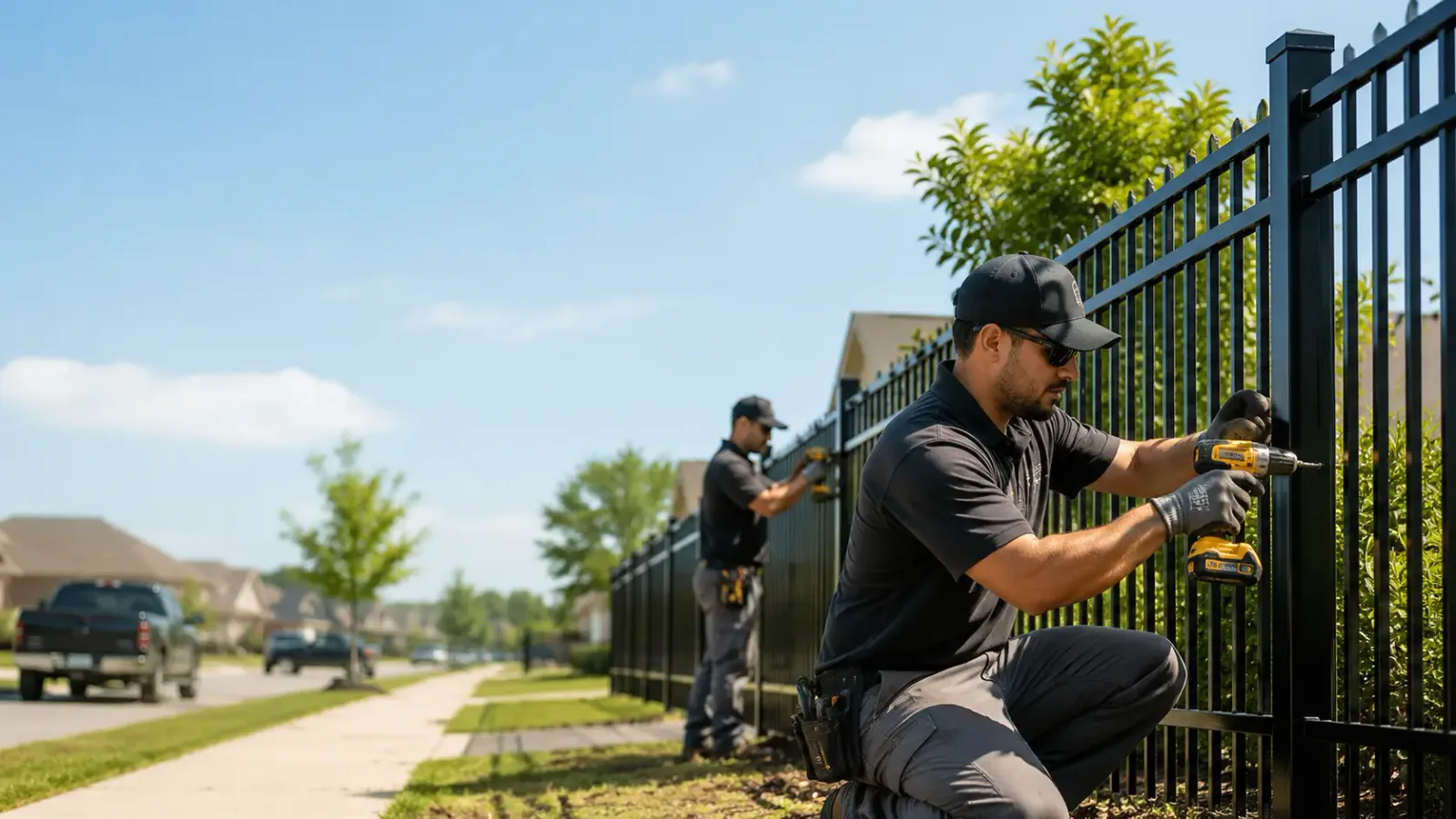 Metal Fence Installation in Fall River, WI